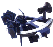 Yachtsextant in blau